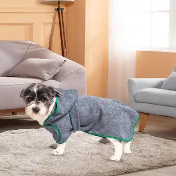 

Dog Bathrobe Soft Super Absorbent Quick Drying Towel For Medium Small Dogs