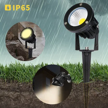 

LED COB Garden Lighting 5W Outdoor Spike Lawn Lamp Waterproof Lighting Led Light Garden Path Spotlights Outdoor Lawn Lamp