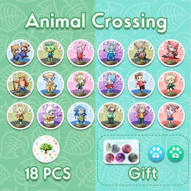 Mod-X-18Pcs-for-Animal-Crossing-Amiibo-NFC-Card(1)