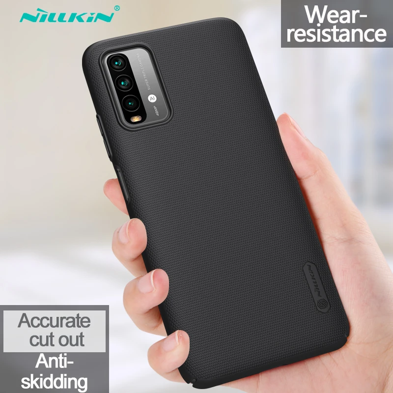 Nillkin Case For Xiaomi Redmi 9T Frosted Shield Hard Plastic Matte Back Cover Shell xiaomi leather case