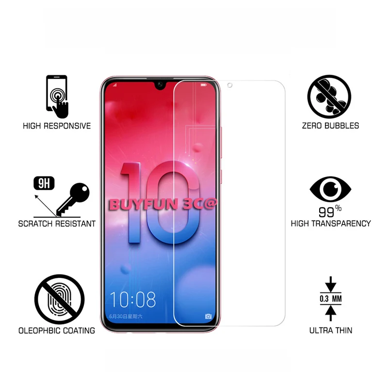 Закаленное стекло для huawei Honor 10 Lite 10lite Защитное стекло для экрана Honor 10 Light Armor Lite10 Honr 10Life Safety