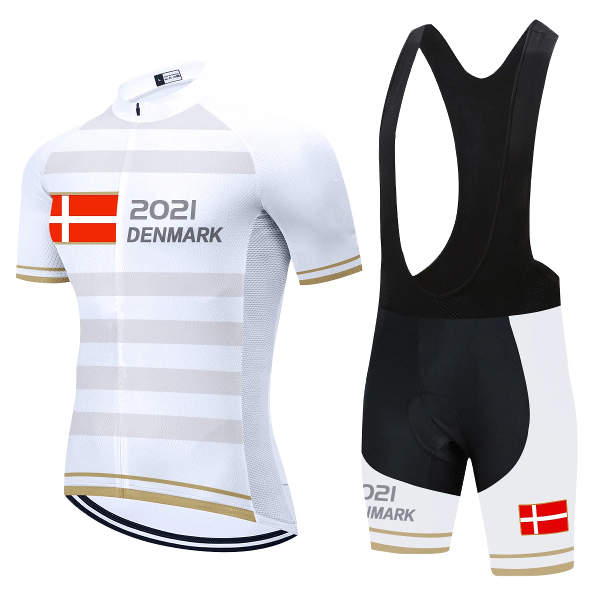 Denmark Cycling TEAM Jersey Sportswear Bike Pants Short Sleeve MTB Ropa Ciclismo Quickdry BICYCLING Maillot Culotte Clothing | Спорт и