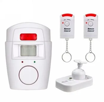

Home Security PIR Alert Infrared Sensor Anti-theft Motion Detector Alarm Monitor Wireless Alarm System+2 Remote Controller