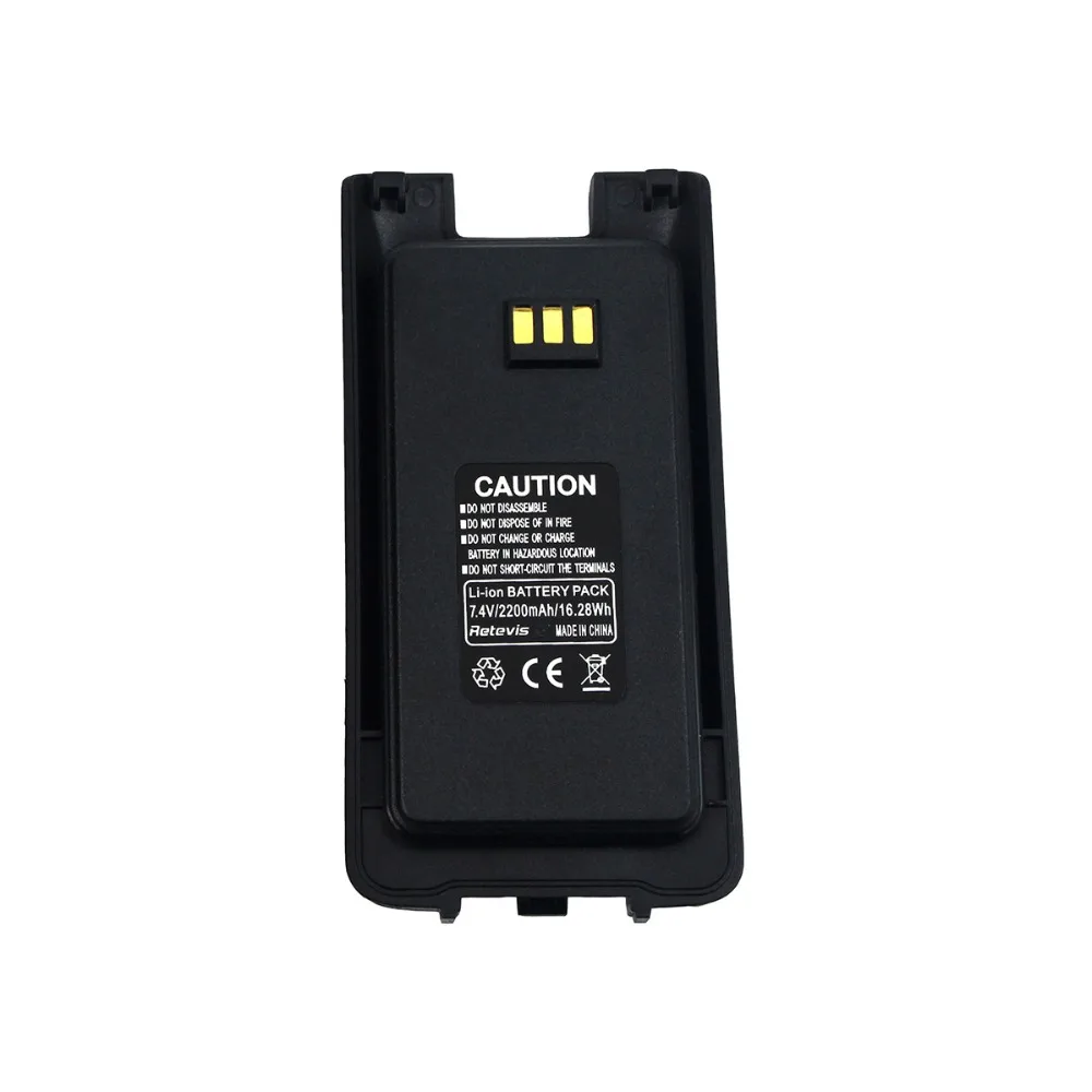 Walkie Talkie литий-ионный аккумулятор 2200mAh 7,4 V для Retevis RT8 RT81 двухсторонний радиоприемник аксессуар J9115B