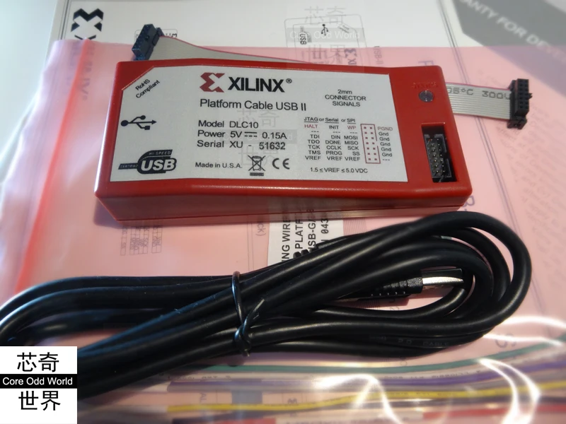 HW-USB-II-G Xilinx DLC10 кабель платформы II США оригинальная линия загрузчика