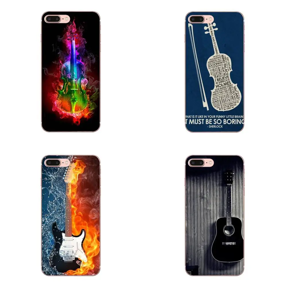 

Piano Guitar Music Style Design Cell Phone Case For Huawei Honor Mate 7 7A 8 9 10 20 V8 V9 V10 G Lite Play Mini Pro P Smart