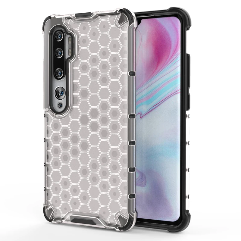 Подушка безопасности двухслойный Гибридный чехол для Xiaomi Mi Note 10 Pro Броня