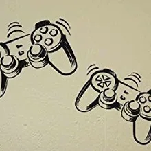 Игровая консоль ручка поколение резные съемные наклейки на стену гостиная спальня диван фон настраиваемый MUA1990