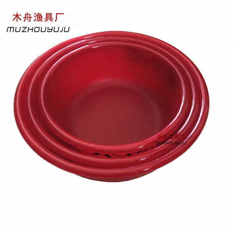 

New Products with Bait Pot er liao pen Nest Material Folding Basin Portable Fishing Bait Box Thick with Fishing Gear Angling Sup