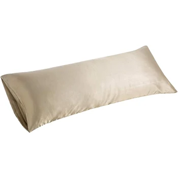 

20×54 inches Slip Silk Pillowcase Mulberry for Hair Skin Soft Silky Satin Body Pillowcases Adult Pregnant Women Bed Pillow Cover