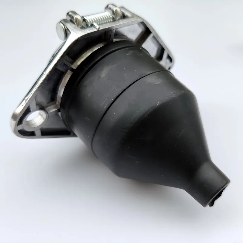 7 Pin 24V Metal Towing Towbar Trailer Truck Plug Socket Set Wiring Connectors Electric RV Parts Camper Caranvan Accessories