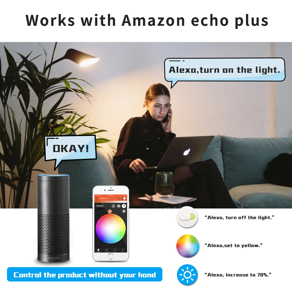 G светодиодный OPTO двойной белый и цветной 12 Вт лампочка ZigBee RGB свет ww/cw AC100 240V ZIBEE ZLL