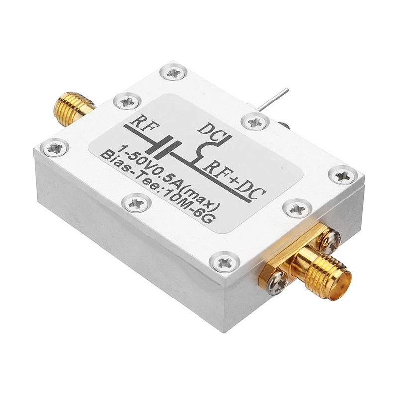 RF Biaser тройник 10 МГц-6 ГГц DC блокатор коаксиальный канал для радиолюбителей RTL SDR LNA низкий уровень шума усилитель Biaser тройник привод