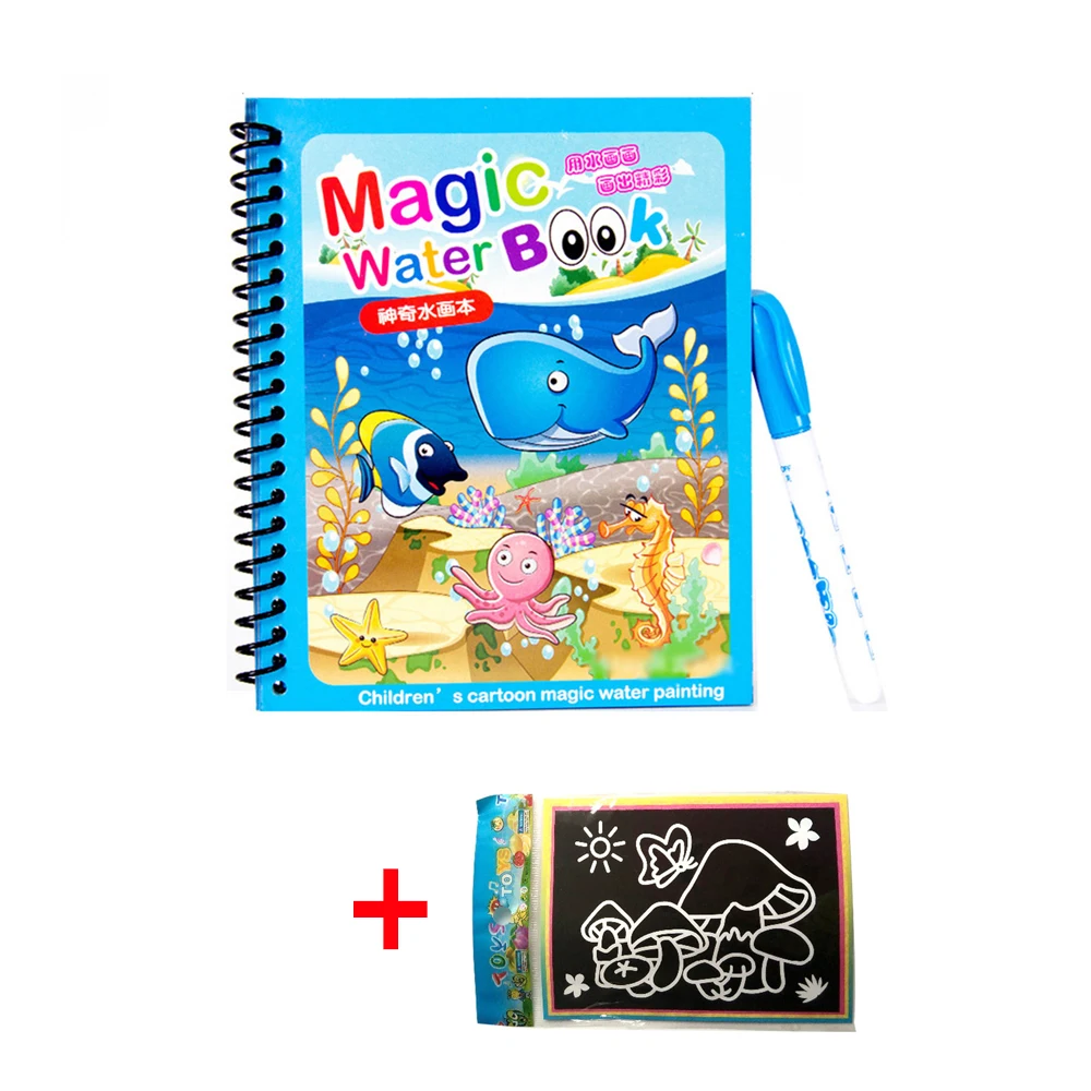 

Magic Water Drawing Book Writing Doodle Book Coloring Board For Children Painting Mat Early Educational Toy for Kids Drawing Toy