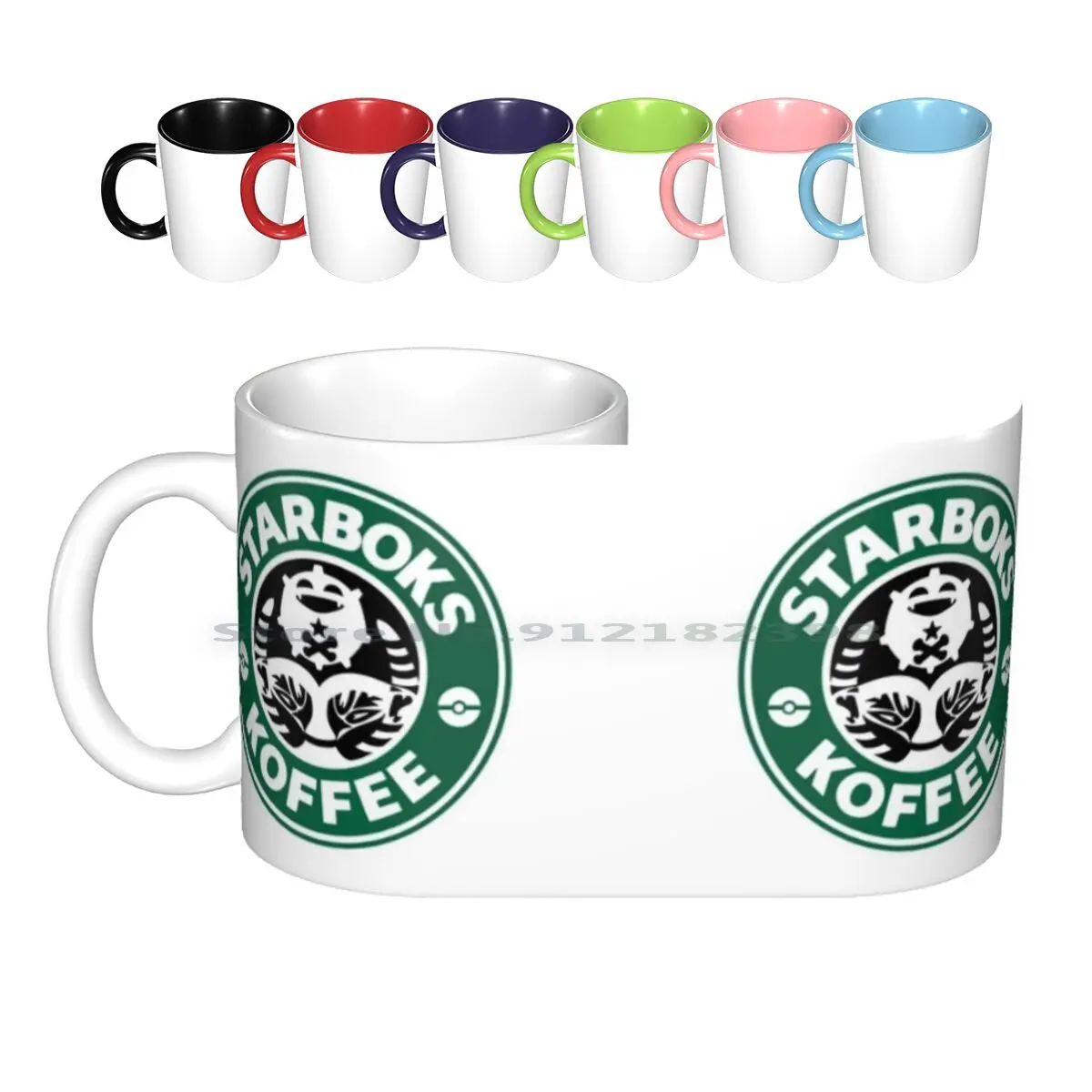 Starboks Koffee 2.0 Tazze In Ceramica Tazze Da Caffè Tazza Da Tè Al Latte Caffè Starboks Koffee Pocket Monsters Master Team Rocket Grunt James