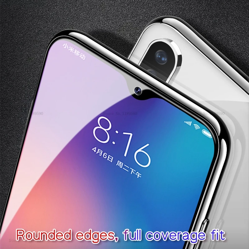 9D полное клеевое покрытие из закаленного стекла для Xiao mi Red mi 7 7A 8 8A Red mi Note 8 7 Pro mi 9 SE 9T Pro Защитная пленка для экрана