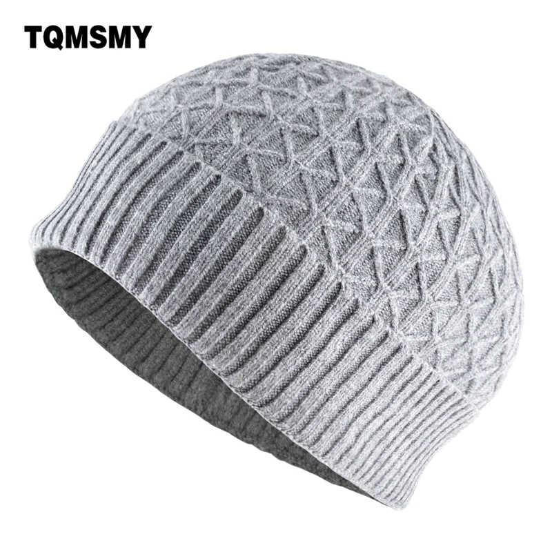 

Core yarn fabrics hats for men winter knitted wool Beanies Solid Color Outdoor ski hat hip-hop cap women Casual Warm Bonnet