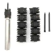 

13Pcs Spot Weld Cutter Set Rotary 3/8in Drill Bits Metal Hole Remover Rotary Spot Weld Cutter