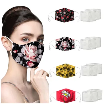 

5PCs Universal -Proof Smog-Washable Face Cover Mask For Adults Men Women Breathable Face Mask Washable Mouth Mask Mask Cloth Mo