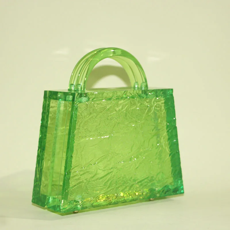 clear green bag