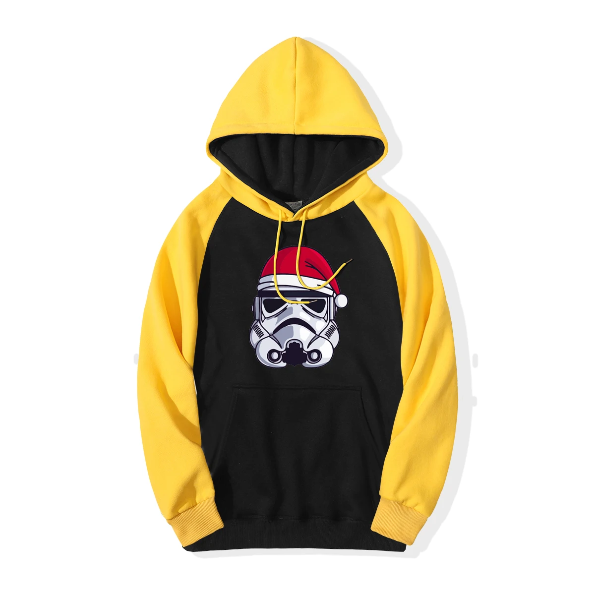 Yellow Black 6 Толстовки Star Wars, толстовки, реглан, с капюшоном, Рождество, забавный, Осень-зима, модная повседневная Уличная одежда, теплая флисовая толстовка - Цвет: Yellow Black 6