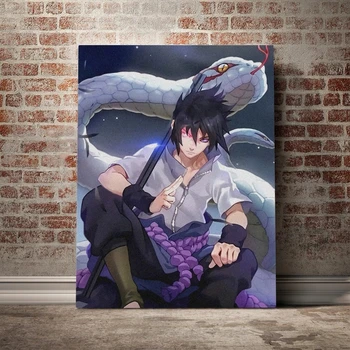 

Hd Sasuke Uchiha Prints Home Decor Japan Anime Roles Pictures Wall Artwork Modular Poster Painting Canvas Living Room No Framed