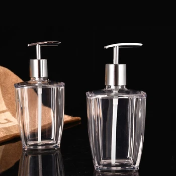 

1pc 320ML Acrylic Emulsion Dispensing Bottle Soap Dispensers Hotel Club Hand Shower Gel Shampoo Bottle