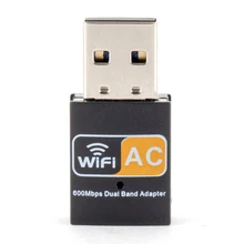 600 Мбит/с 2,4 г/5 ГГц Беспроводная USB LAN Карта X PC WiFi адаптер 802.11ac двухдиапазонный Лидер продаж Прямая поставка продуктов