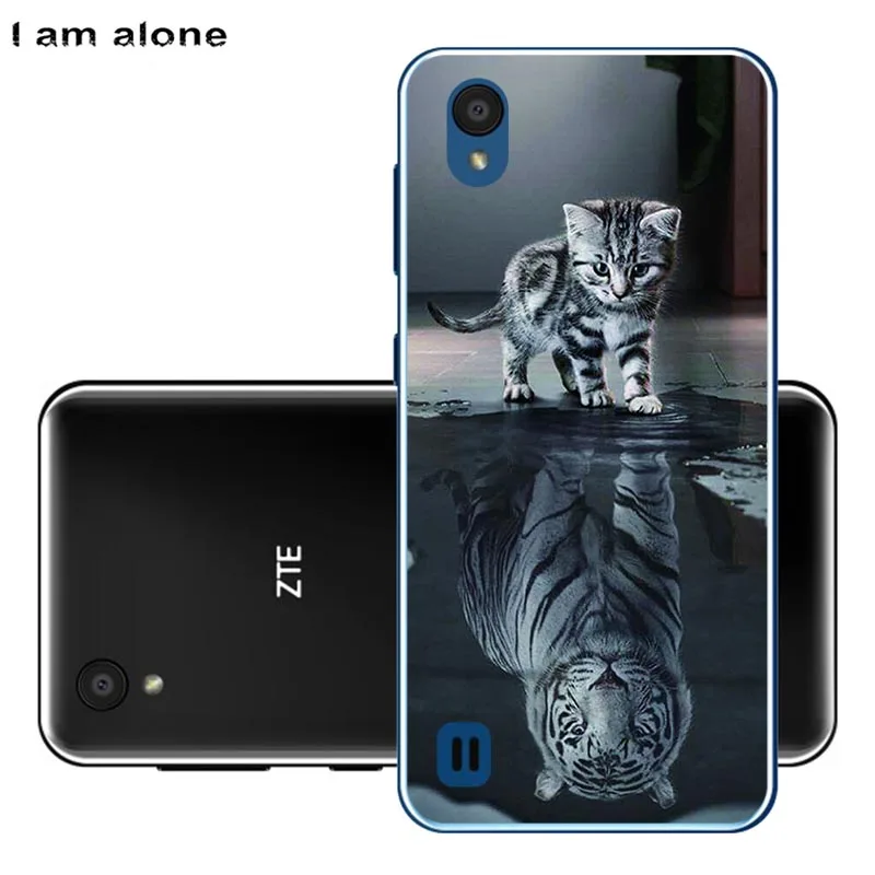 Чехлы для телефонов I am alone для zte Blade A5 5,45 дюймов Мягкий ТПУ модный мобильный для zte A5 сумки задняя крышка