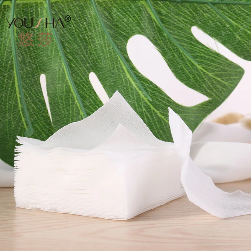 50 PCs Non-woven Fabric Cotton Pads Skin Facial Wipe-Cleansing Resurrection Multi-Purpose Cotton YV087