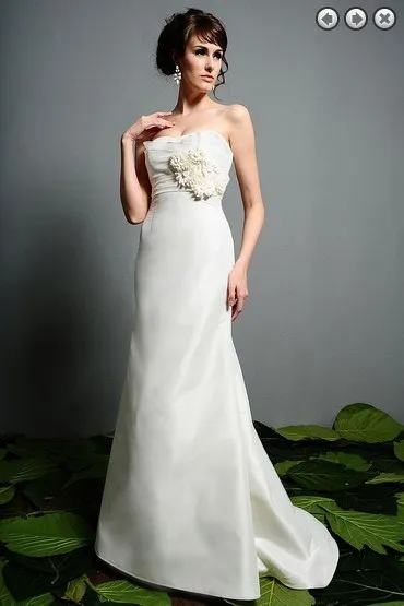Цветы тафта vestido de noiva новое модное романтическое Сексуальное Милое винтажное свадебное платье свадебные платья