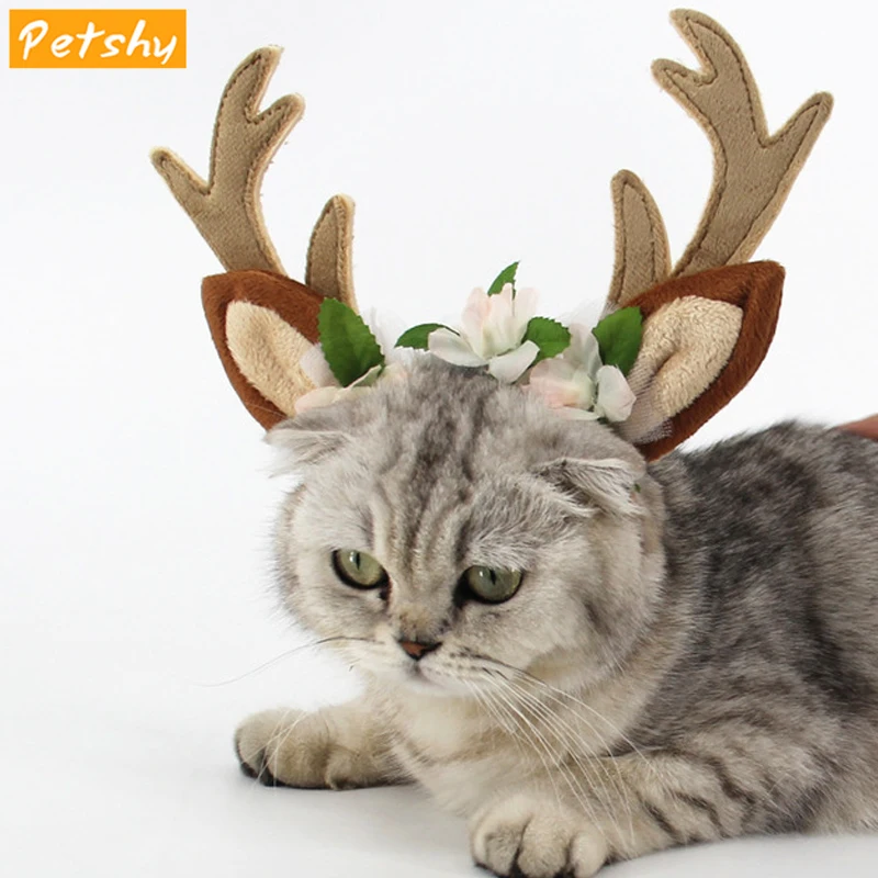 Petshy Милая Регулируемая шапка для питомца кошки собаки головной убор котенок щенок косплей платье для вечеринки шапки для питомцев повязка на голову для собак кошек шляпа одежда