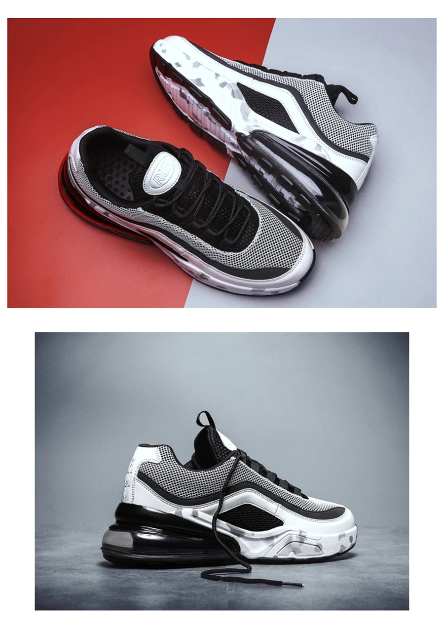 CREDRIZK высококачественные мужские кроссовки с воздушной подушкой, беговые кроссовки на шнуровке, спортивная обувь, спортивная мужская спортивная обувь 39-46