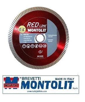 

dischi diamantati montolit "red line professional" altezza corona mm.10-115 mm