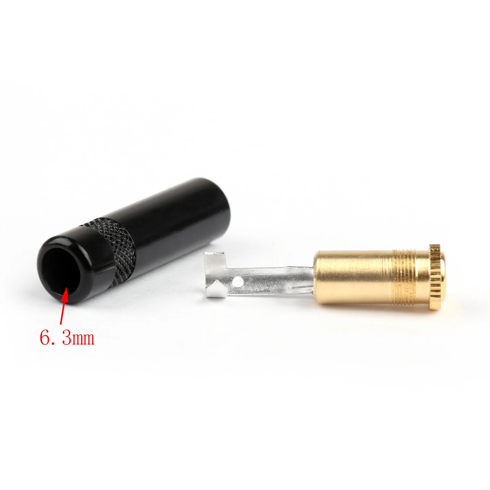 Artudatech 100x 3 5mm Stereo Female Gold Plated Jack Audio Connector Coupler For Headphone Black Jack Parts