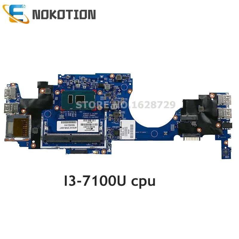 NOKOTION 923810-001 923810-501 923810-601 for HP x360 Convertible 11-ad Laptop motherboard 448.0C304.0011 I3-7100U CPU | Компьютеры и