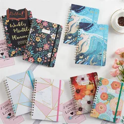 Planificateur à bobine, carnet de notes, planificateur, planificateur hebdomadaire, planificateur, agenda, journal, papeterie scolaire et de bureau, Version anglaise, 2022 