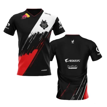

G2 Pro Player Jersey 2020 Lol Lec G2 Esports Team Jerseys Customized Name Fans Tshirt Men Women Custom Tee Shirt Uniform