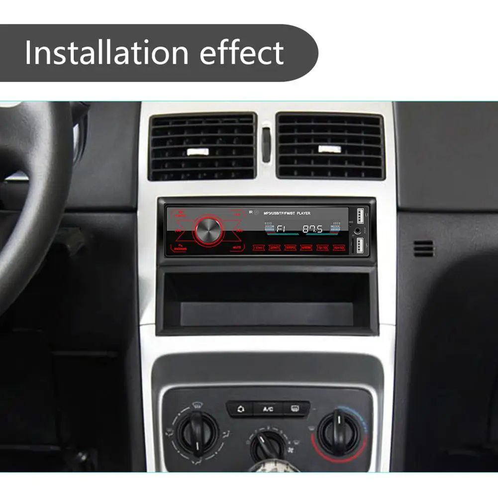Автомобильный сенсорный экран двойной USB автомобильный Bluetooth MP3-плеер SD карта U диск видео дисплей 12 В автомобильное радио