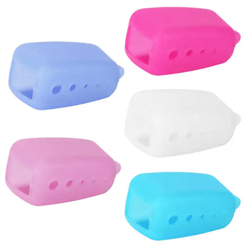 Silicone Toothbrush Head Cover Electric Toothbrush Protective Cap for Home Travel Camping 4 Colors Bathroom Accessories