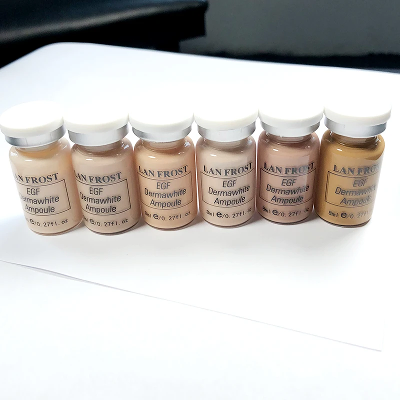 Derma BB белый крем Основа свечение стволовых клеток культура ампулы отбеливание акне исцеление, лечение BB крем оттенков Осветление кожи