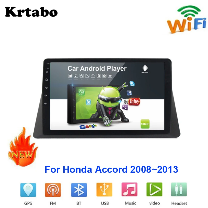 Автомобильный радиоприемник Android мультимедийный плеер для Honda Accord 2008 ~ 2013