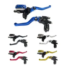 2 шт. тормозной рычаг сцепления мотоцикла левый и правый Гидравлический Главный цилиндр подходит для Honda Yamaha универсальный мотоцикл