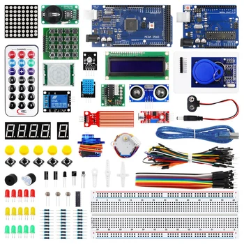 

For UNO R3/MEGA 2560 Starter Kit with HC-SR04,SR501 for Arduino