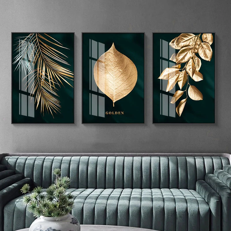 Special-offer-Abstract-golden-plant-leaves-wall-picture-poster-modern-style-painting-on-canvas-art-of (4)