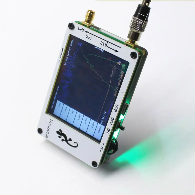 

50KHz-900MHz Vector Network Analyzer Nano VNA Kit HF VHF UHF Antenna 2.8 Inch