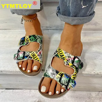 

Summer Slippers Woman Slip On Sandals Bow Flat Hemp Linen Casual Slides Espadrille Shoes Open Toe Platform Sandalias Mujer 033