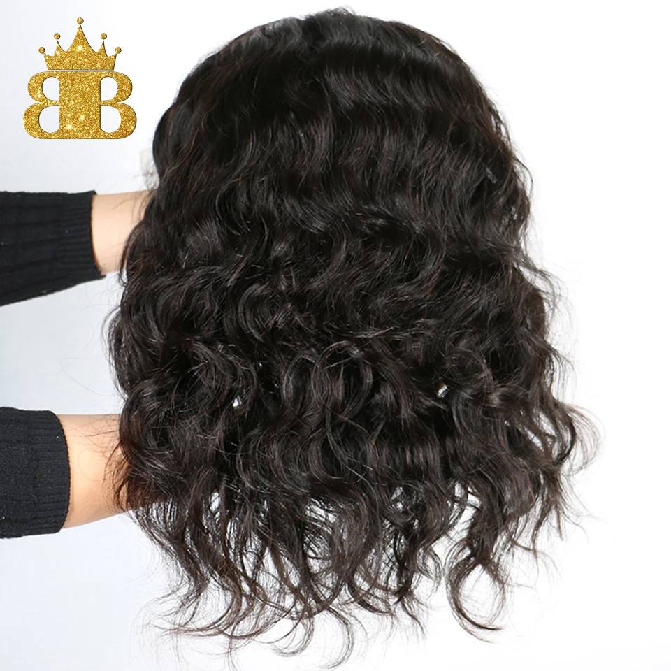 13*4 короткие волнистые волосы боб на кружеве человеческие волосы парики для женщин бразильские волосы Remy Предварительно выщипанные натуральные черные 130% плотность нагрудник