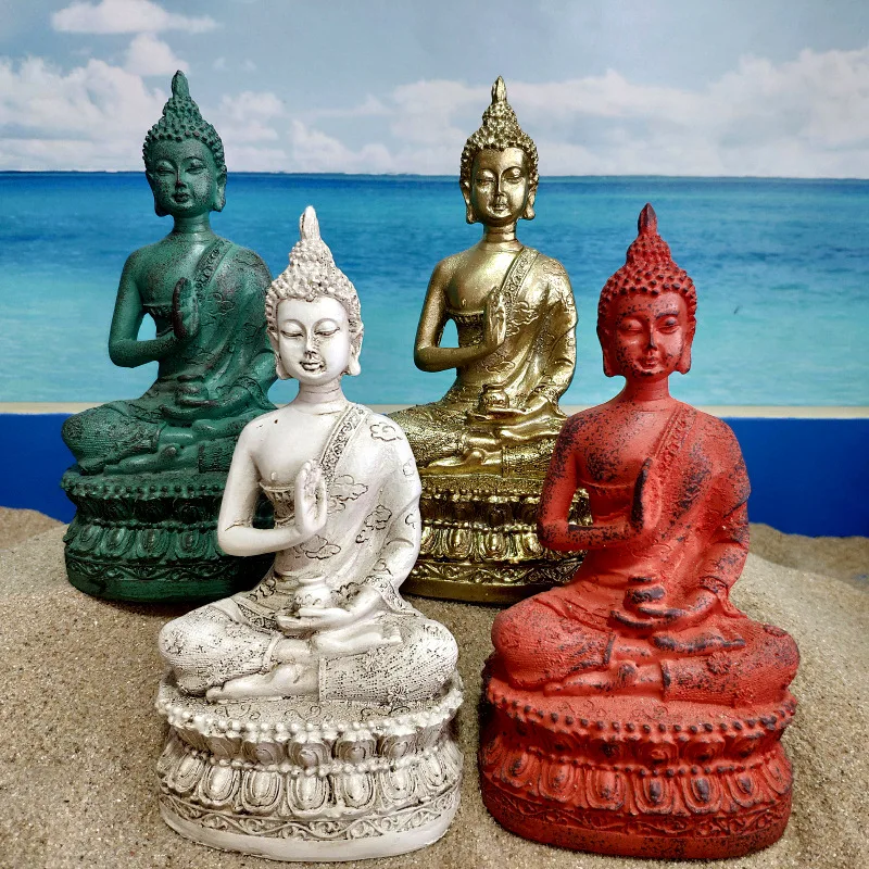 1 Pcs Creativity Garden DIY Resin Ornament Buddhism HomeDecoration for Craft Ornaments Home Decoration Birthday Gifts Desk | Дом и сад