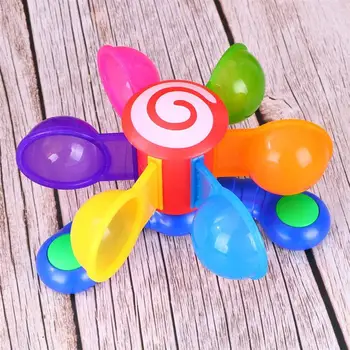 

1Pc Baby Playing Water Windmill Toy Creative Funny Rainbow Windmill Shower Toy Infant Bathroom Playing Water Toys